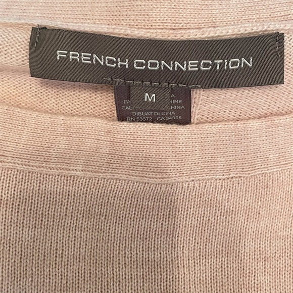 French Connection Pink Boxy Crew Neck Pullover - Picture 5 of 7